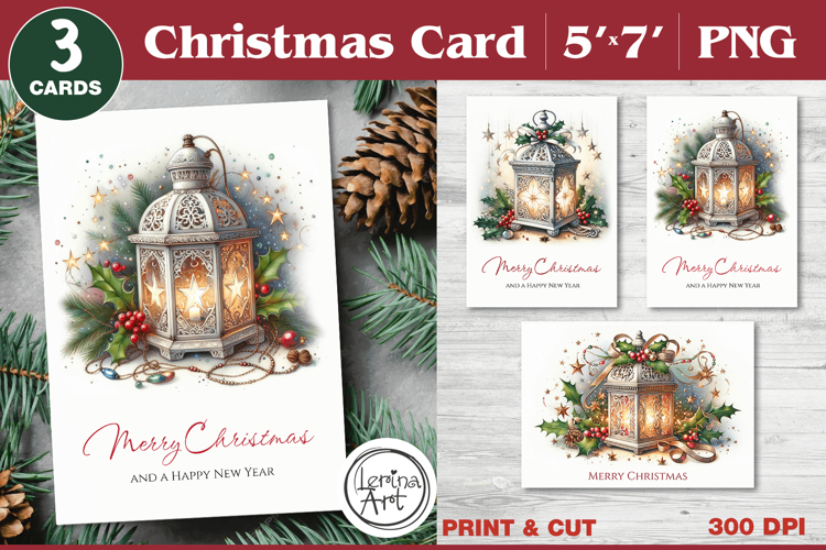 Merry Christmas Card. Printable cards