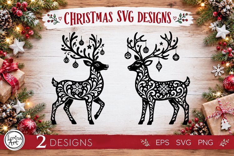 Cozy Christmas SVG | Deer Svg