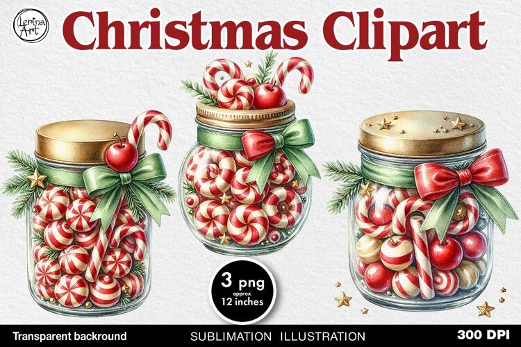 Cozy Christmas. Christmas Candies. PNG sublimation