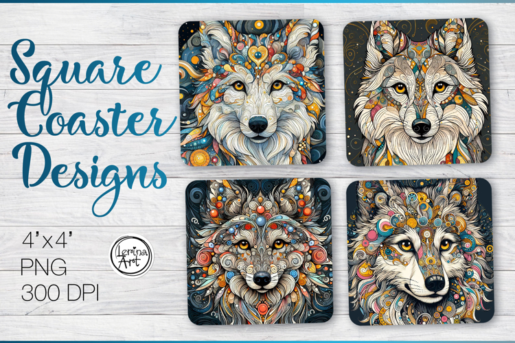 Wolf Coaster Sublimation