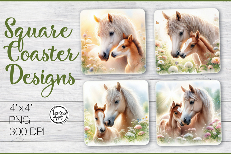 Mothers love Coaster Sublimation, 4 PNG