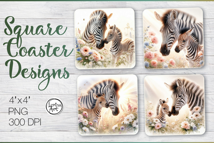 Mothers love Coaster Sublimation, 4 PNG