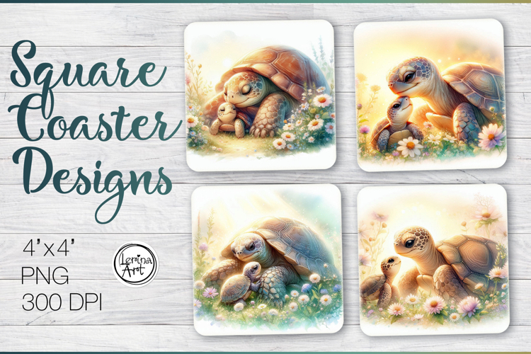 Mothers love Coaster Sublimation, 4 PNG