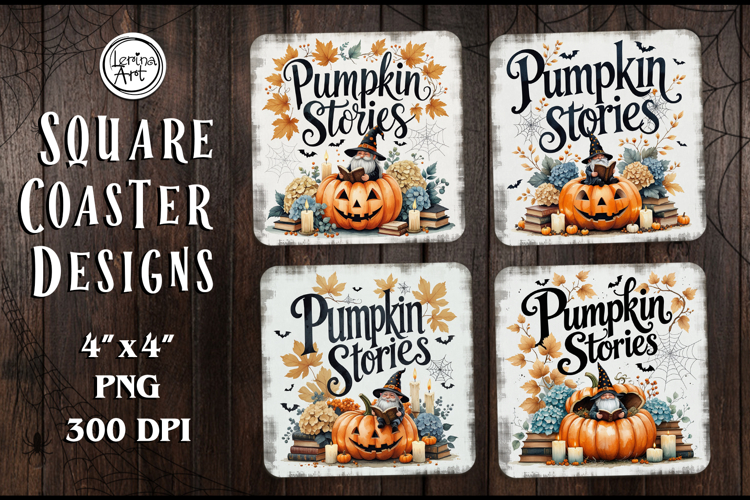 Halloween Coaster / Gnome / Printable Coaster / PNG