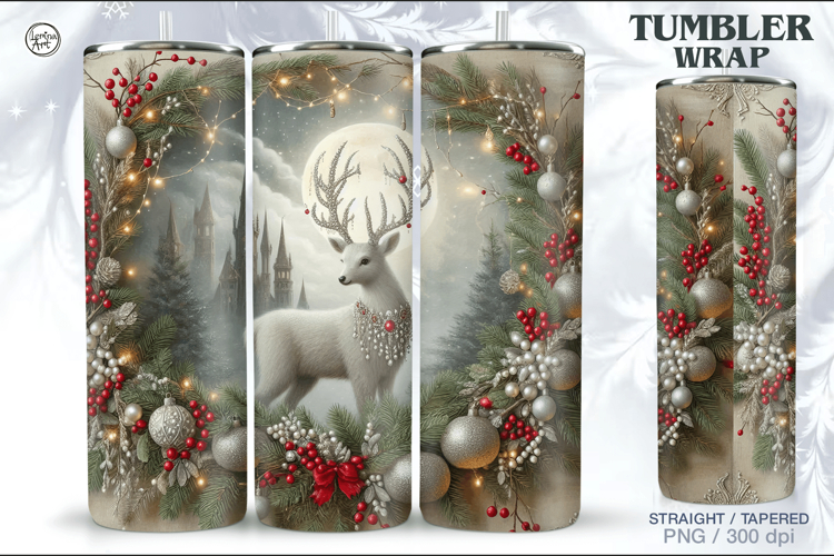 Christmas Tumbler Wrap 20 oz