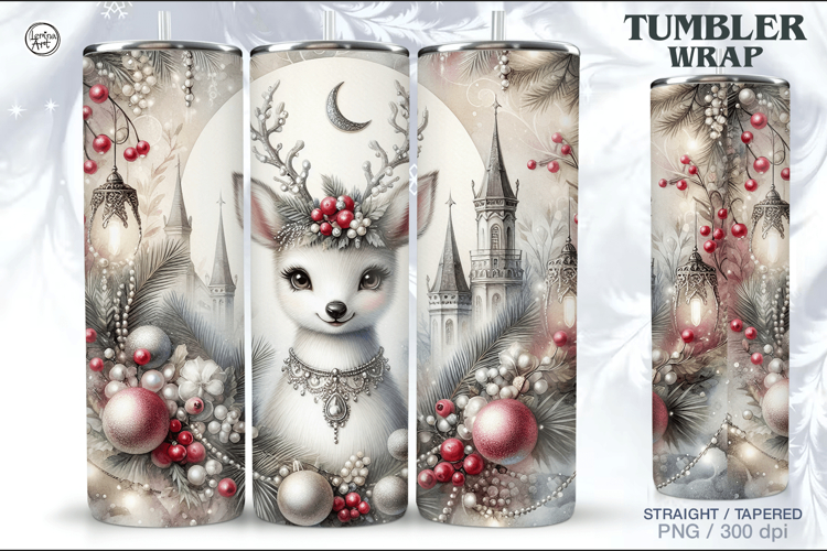 Christmas Tumbler Wrap 20 oz