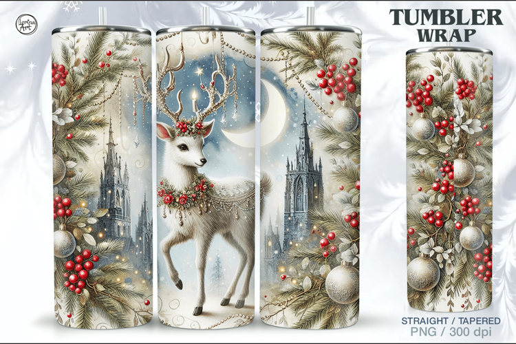 Christmas Tumbler Wrap 20 oz