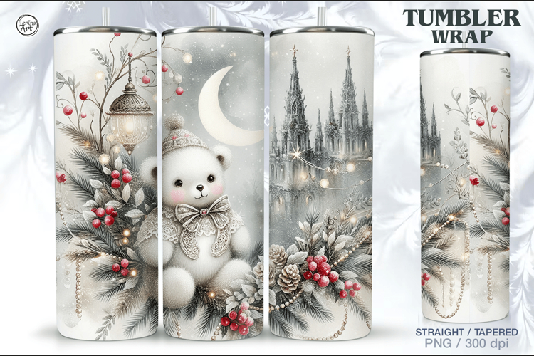 Christmas Tumbler Wrap 20 oz