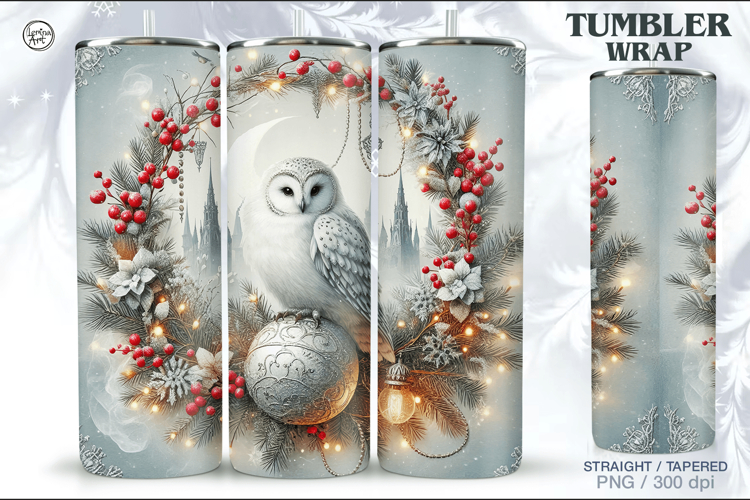Christmas Tumbler Wrap 20 oz