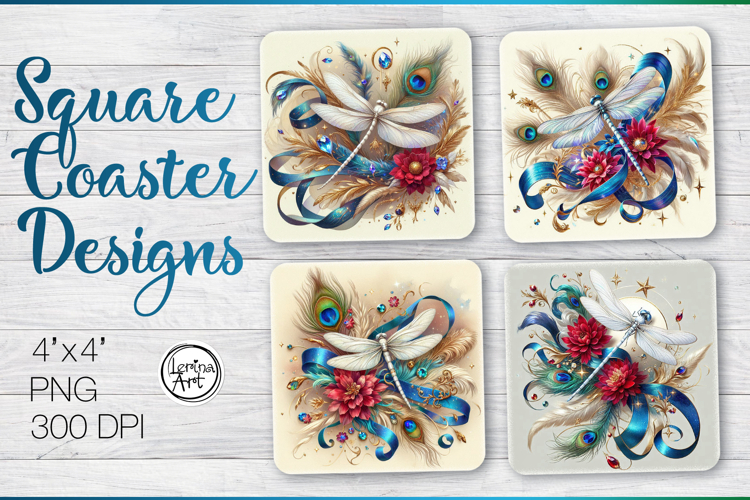 Dragonfly Coaster Sublimation
