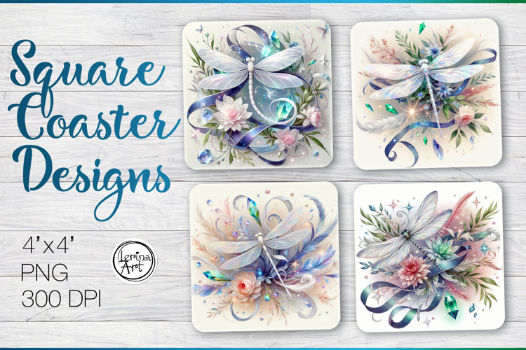 Dragonfly Coaster Sublimation