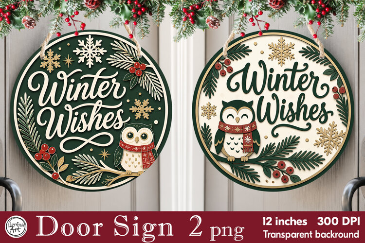 Christmas Door Sign. Welcome Door Sign. PNG