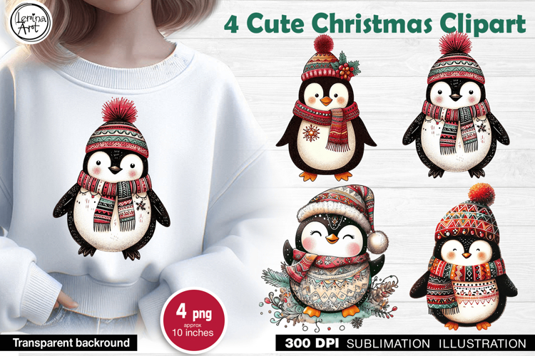 Cute Penguin Clipart Image 2