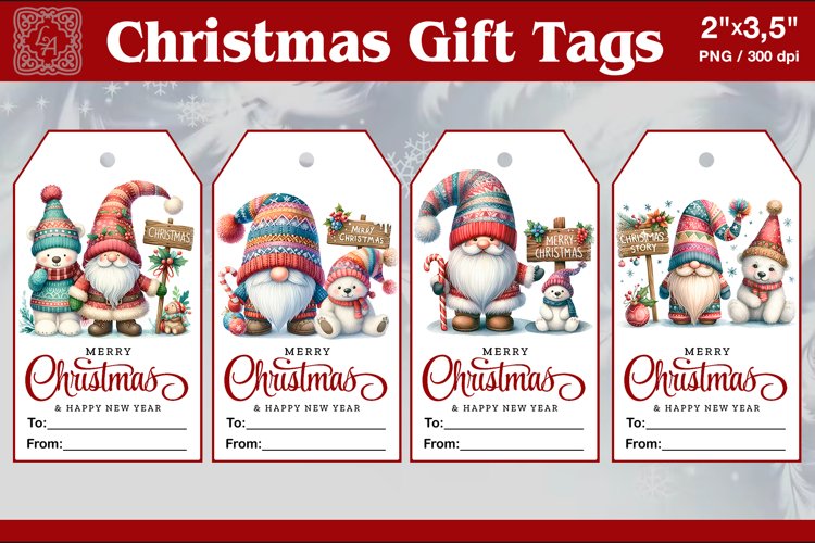 Gift Tag Clipart Image 22