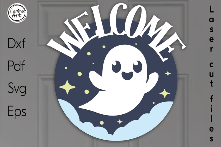 Halloween Sign. Halloween Door Hanger. SVG