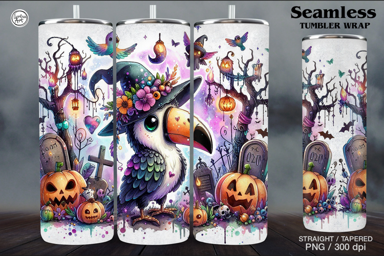 Halloween Sublimation Tumbler Designs Image 5