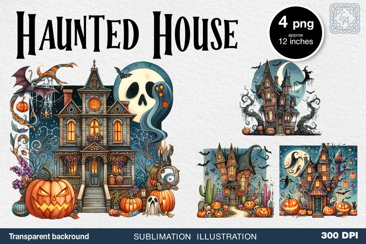 Haunted House Clipart Image 11