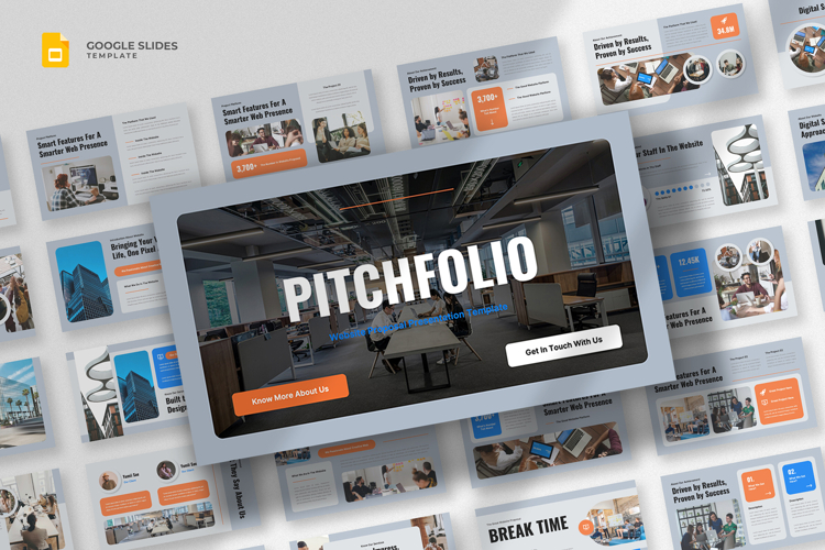 Pitchfolio - Website Proposal Google Slides Template