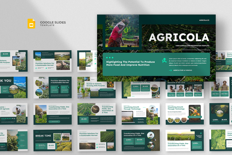 Green Google Slides Theme Image 2