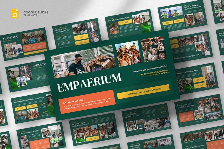 NGO Google Slides Template example image 1