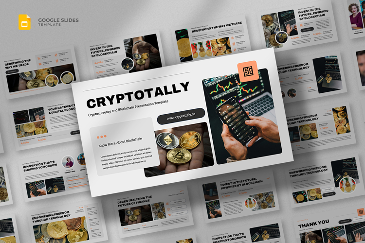 Blockchain Cryptocurrency Google Slides Template