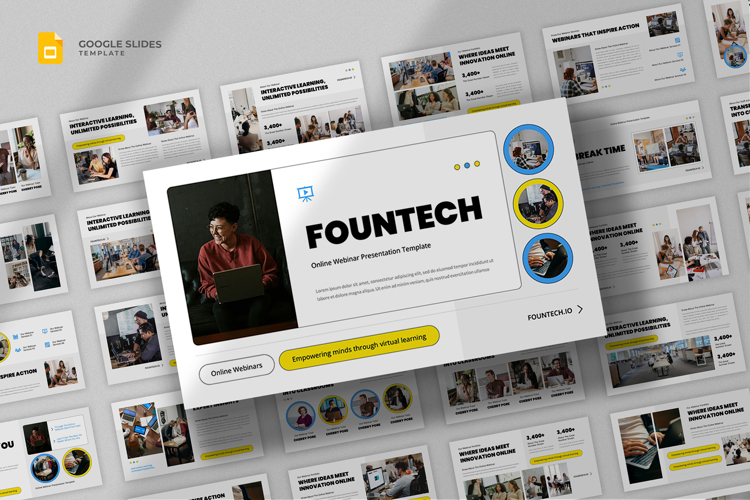 Webinar Course Google Slides Template