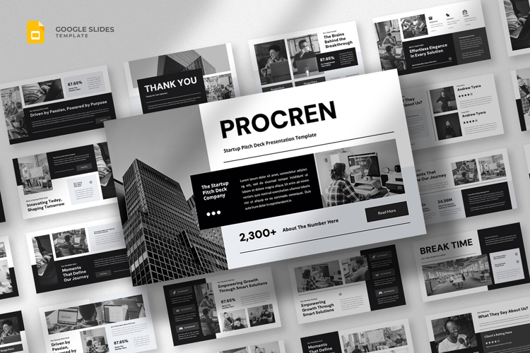 Startup Pitch Deck Google Slides Template