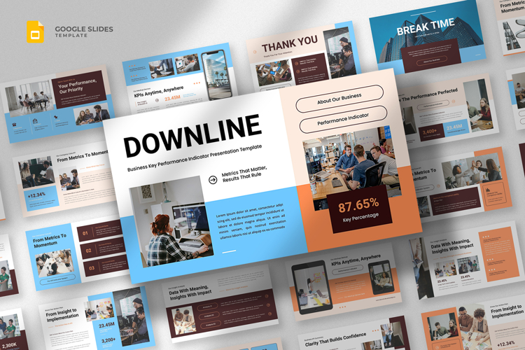 Business SOP & KPI Google Slides Template