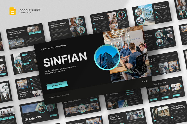 Recruitment & HR Google Slides Template