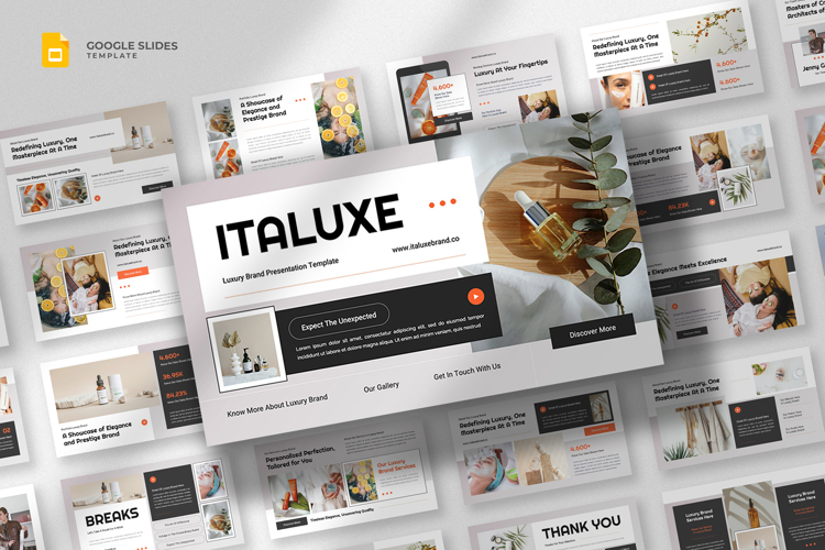 Luxury Brand Google Slides Template