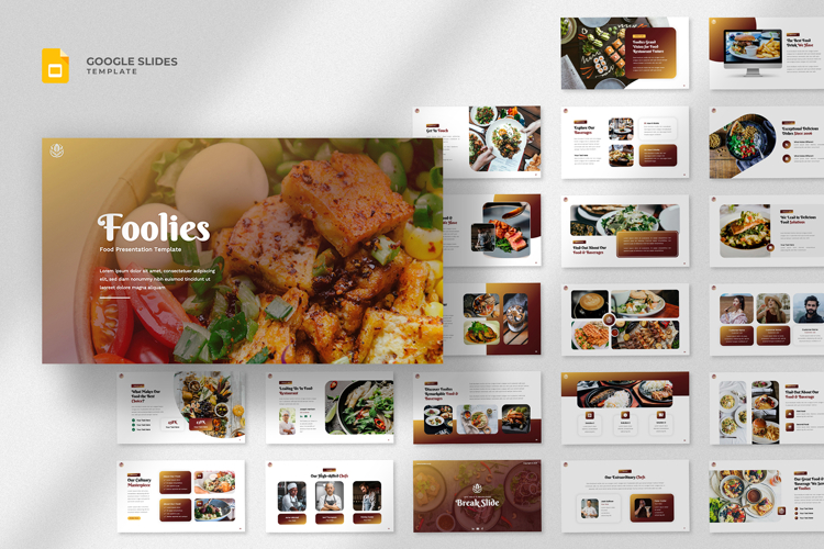 Food & Restaurant Google Slides Template