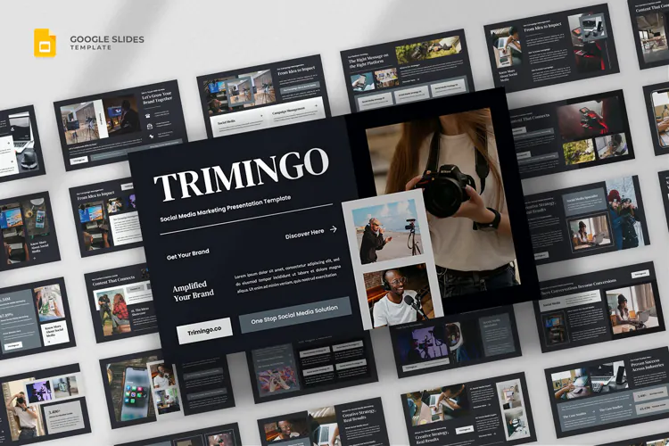 Social Media Marketing Google Slides Template