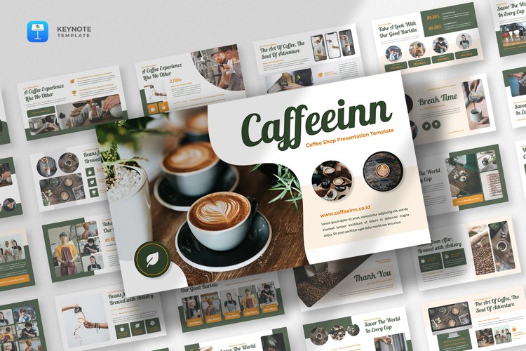 Coffee Business Keynote Template example image 1