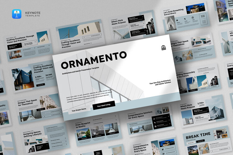 Architecture & Interior Keynote Template example image 1