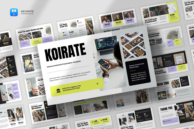 Financial & Investment Keynote Template example image 1