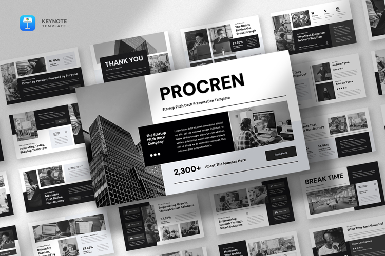 Startup Pitch Deck Keynote Template