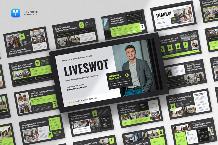 SWOT Analysis Keynote Template
