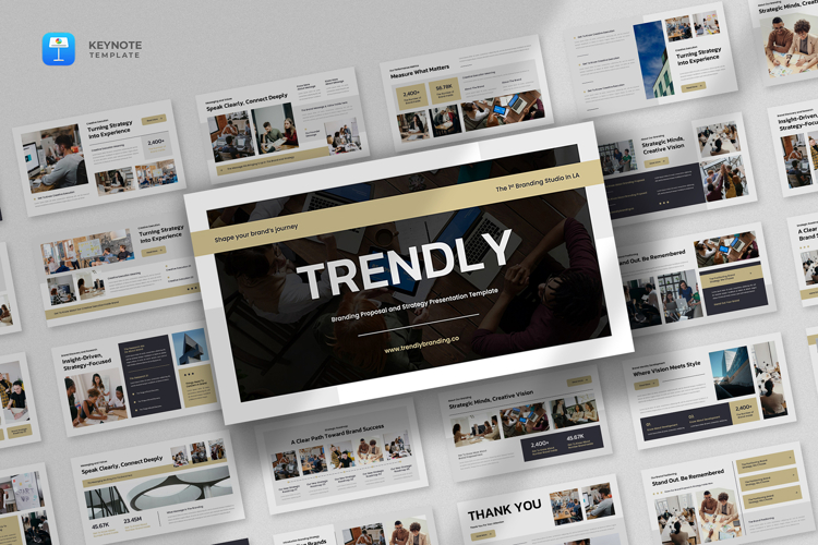 Brand Proposal & Strategy Keynote Template example image 1
