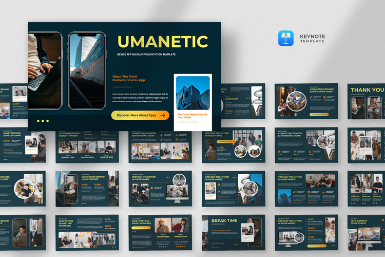 Mobile App Keynote Template