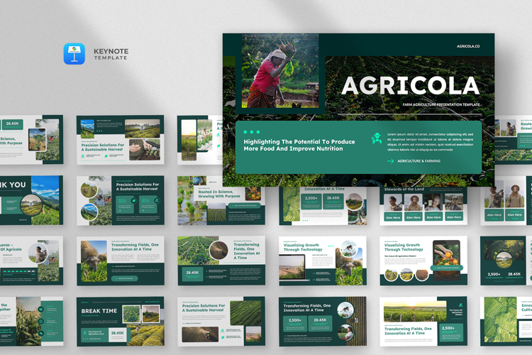 Modern Agriculture Keynote Template