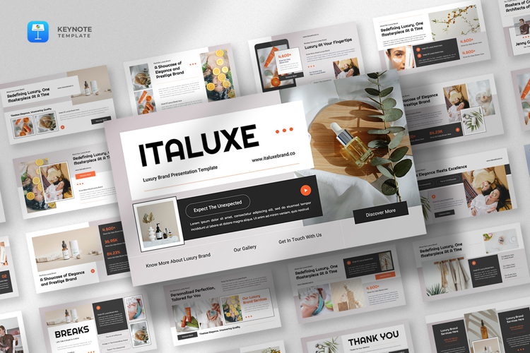 Luxury Brand Keynote Template