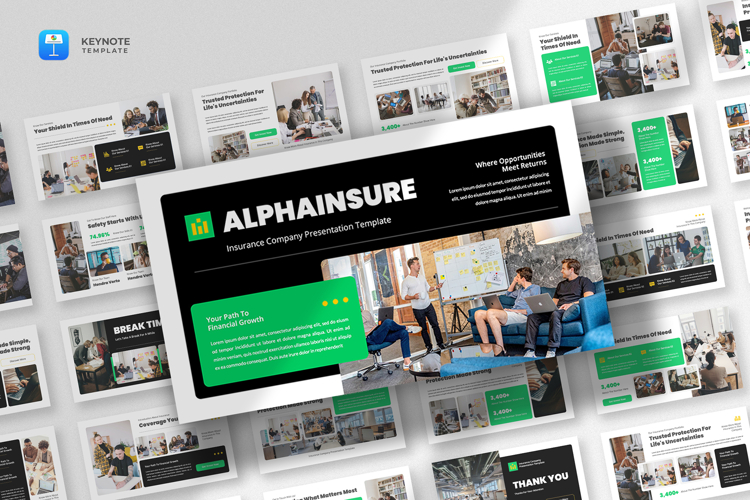 Insurance & Investment Keynote Template