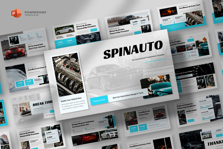 Car Automotive Powerpoint Template