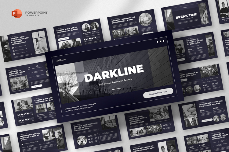 Black Powerpoint Template
