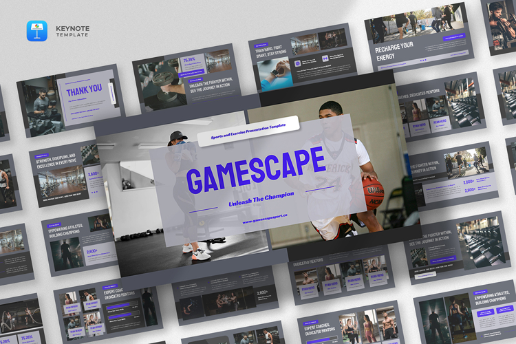 Sport & Fitness Keynote Template