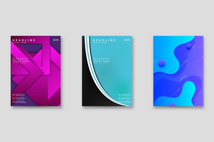 Trendy Memphis Vintage Cover Design Graphic