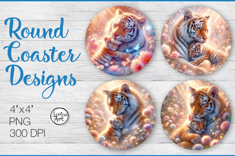 Mothers love Coaster Sublimation, 4 PNG