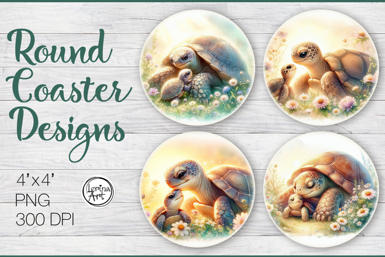 Mothers love Coaster Sublimation, 4 PNG