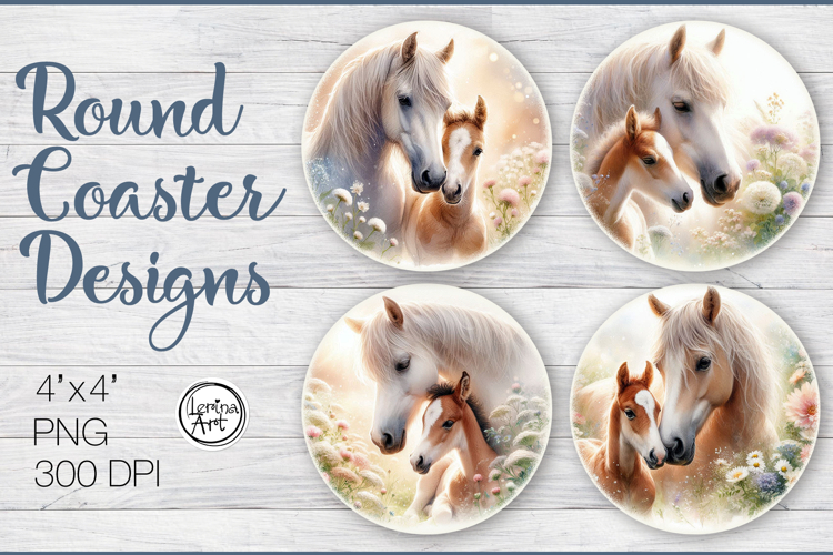 Mothers love Coaster Sublimation, 4 PNG