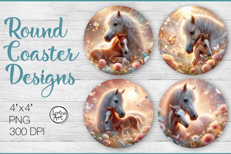 Mothers love Coaster Sublimation, 4 PNG